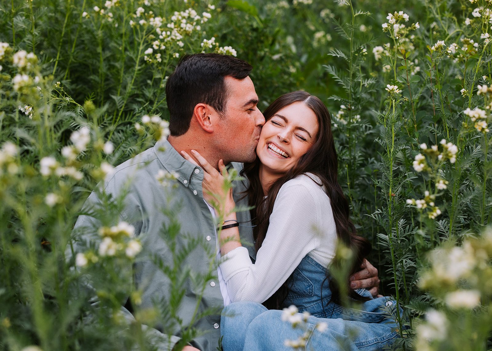 cute couple engagement session utah american fork canyon at golden hour hawkins photo and film utah engagement photographer